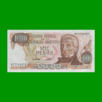 PESOS LEY 18.188 $1.000,00, BOT 2451d, AÑO 1980, ESTADO SIN CIRCULAR.-