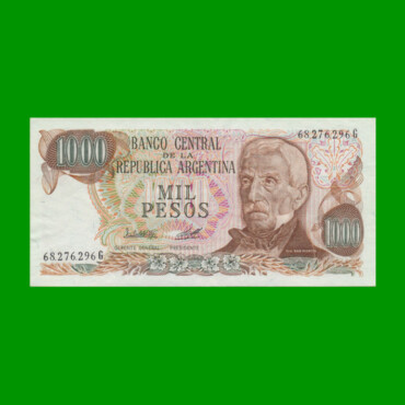 PESOS LEY 18.188 $1.000,00, BOT 2453, AÑO 1981, ESTADO EXCELENTE+ .-