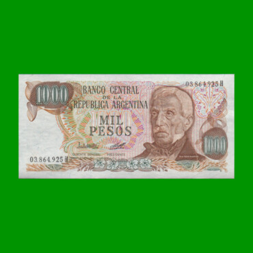 PESOS LEY 18.188 $1.000,00, BOT 2454, AÑO 1981, ESTADO EXCELENTE- .-