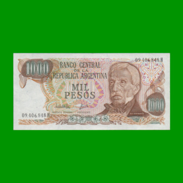 PESOS LEY 18.188 $1.000,00, BOT 2456, AÑO 1981, ESTADO EXCELENTE+ .-