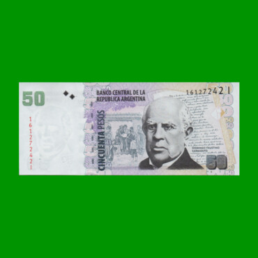PESOS CONVERTIBLES 2do DISEÑO $50,00, BOT 3635, AÑO 2014, ESTADO EXCELENTE+.-
