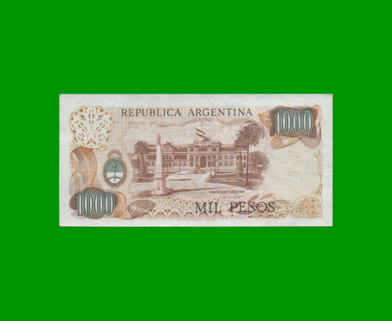 PESOS LEY 18.188 $1.000,00, BOT 2456, AÑO 1981, ESTADO SIN CIRCULAR.- - Imagen 2