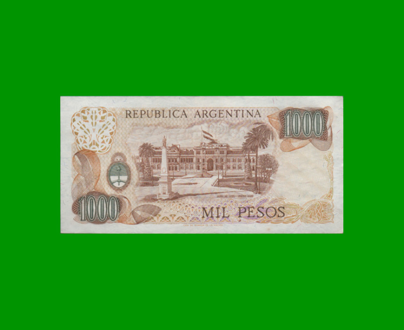 PESOS LEY 18.188 $1.000,00, BOT 2457, AÑO 1981, ESTADO EXCELENTE+ .- - Imagen 2