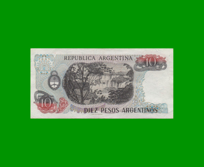 PESOS ARGENTINOS $10,00, BOT 2611, AÑO 1983, ESTADO EXCELENTE.- - Imagen 2