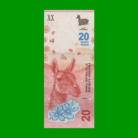 REPOSICION BILLETE CONVERTIBLE TERCER DISEÑO $ 20,00, BOT 5003, ESTADO SIN CIRCULAR.-