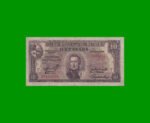 BILLETE DE URUGUAY $10,00, PICK 37c, SERIE C, ESTADO BUENO+.-