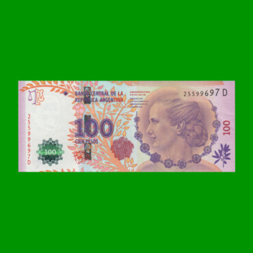 PESOS 3er DISEÑO $100,00, BOT 4303, AÑO 2013, ESTADO EXCELENTE.-