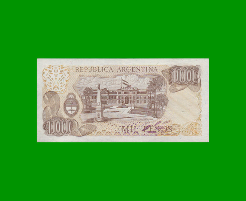 PESOS LEY 18.188 $1.000,00, BOT 2459, AÑO 1982, ESTADO EXCELENTE+ .- - Imagen 2