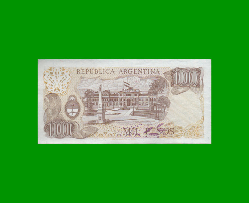 PESOS LEY 18.188 $1.000,00, BOT 2459, AÑO 1982, ESTADO SIN CIRCULAR.- - Imagen 2