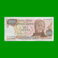 PESOS LEY 18.188 $1.000,00, BOT 2459, AÑO 1982, ESTADO SIN CIRCULAR.-