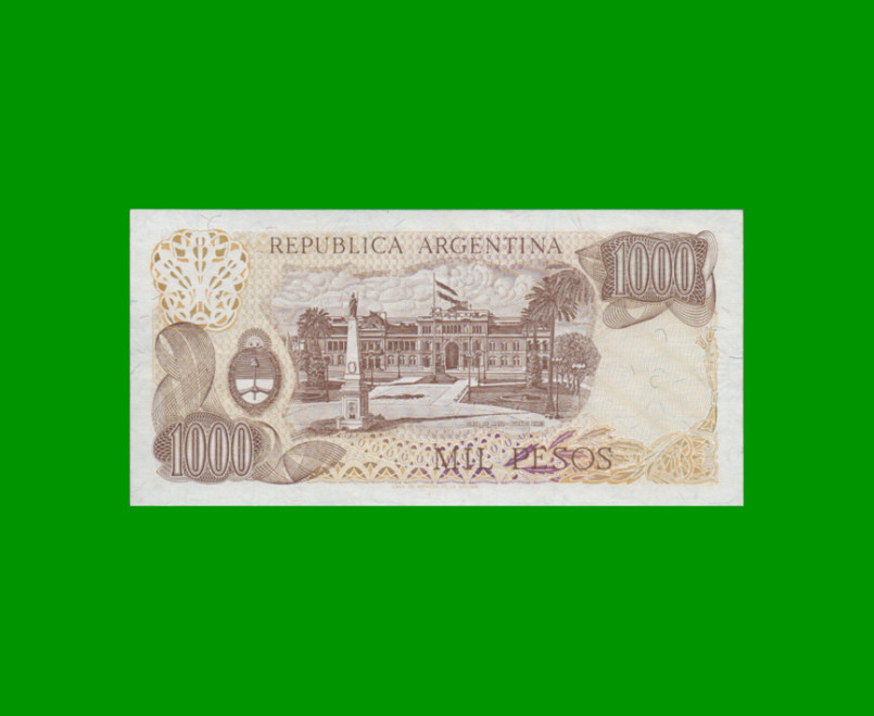 PESOS LEY 18.188 $1.000,00, BOT 2459a, AÑO 1982, ESTADO EXCELENTE+ .- - Imagen 2