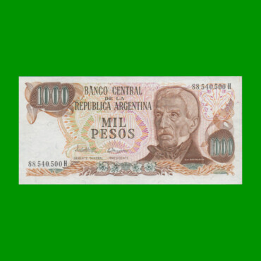 PESOS LEY 18.188 $1.000,00, BOT 2459a, AÑO 1982, ESTADO EXCELENTE+ .-