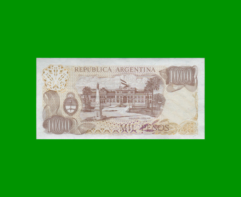 PESOS LEY 18.188 $1.000,00, BOT 2459a, AÑO 1982, ESTADO SIN CIRCULAR.- - Imagen 2