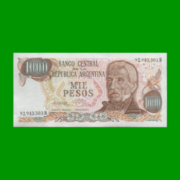 PESOS LEY 18.188 $1.000,00, BOT 2459a, AÑO 1982, ESTADO SIN CIRCULAR.-