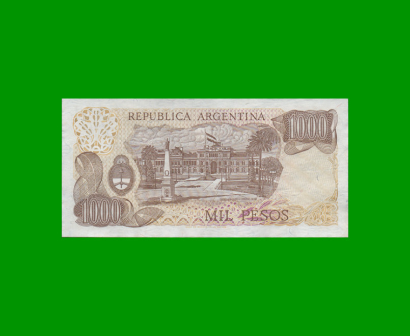 PESOS LEY 18.188 $1.000,00, BOT 2460, AÑO 1982, ESTADO SIN CIRCULAR.- - Imagen 2