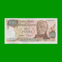 PESOS LEY 18.188 $1.000,00, BOT 2460, AÑO 1982, ESTADO SIN CIRCULAR.-