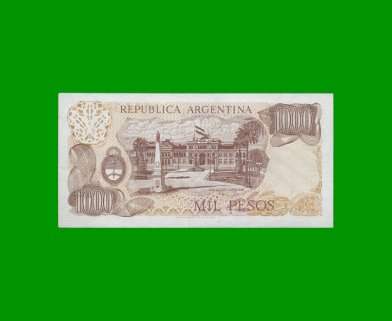 PESOS LEY 18.188 $1.000,00, BOT 2460a, AÑO 1982, ESTADO EXCELENTE+ .- - Imagen 2