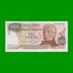 PESOS LEY 18.188 $1.000,00, BOT 2460a, AÑO 1982, ESTADO EXCELENTE+ .-