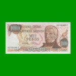 PESOS LEY 18.188 $1.000,00, BOT 2460a, AÑO 1982, ESTADO SIN CIRCULAR.-