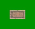 BILLETE DE YUGOSLAVIA 10 DINAR, PICK 50c, AÑO 1944 ESTADO BUENO.- - Imagen 2