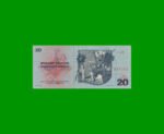 BILLETE DE CHECOSLOVAQUIA 20 KORUN, PICK 92, AÑO 1970 ESTADO MUY BUENO.- - Imagen 2
