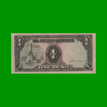 BILLETE DE FILIPINAS 1 PESO, PICK 109a, ESTADO EXCELENTE- .-