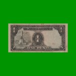 BILLETE DE FILIPINAS 1 PESO, PICK 109b, ESTADO EXCELENTE.-