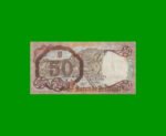 BILLETE DE PORTUGAL 50 ESCUDOS, PICK 168, AÑO 1964 ESTADO MUY BUENO+.- - Imagen 2