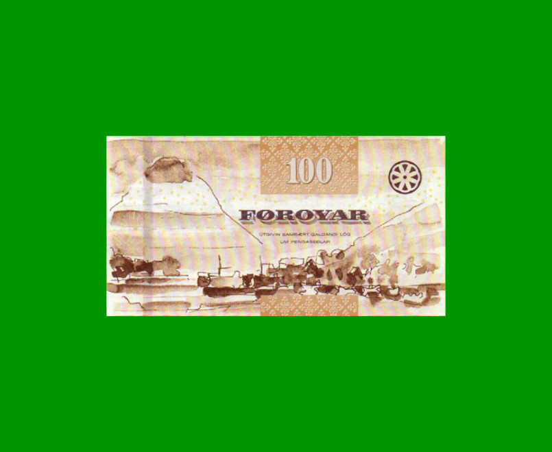 BILLETE DE ISLAS FEROE 100 KRONUR, PICK 30, AÑO 2011 ESTADO SIN CIRCULAR.- - Imagen 2