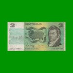 BILLETE DE AUSTRALIA 2 DOLARES, PICK 43c, AÑO (1979) ESTADO BUENO+ .-