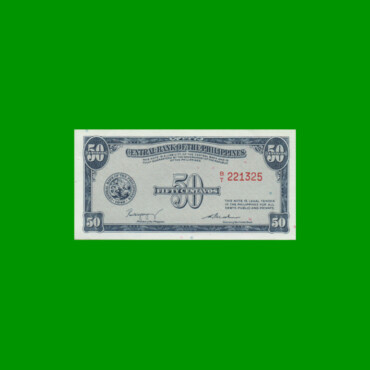 BILLETE DE FILIPINAS 50 CENTAVOS, PICK 131, ESTADO SIN CIRCULAR.-