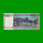BILLETE DE DJIBOUTI 40 FRANCOS, CONMEMORATIVO, PICK NEW, ESTADO SIN CIRCULAR.-