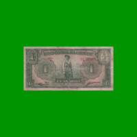 BILLETE DE PARAGUAY 1 GUARANI, PICK 185a, LEY 1952, ESTADO BUENO+.-