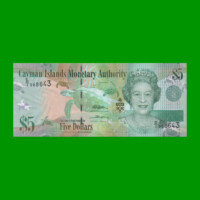BILLETE DE ISLAS CAYMAN 5 DOLARES, PICK 39a, ESTADO SIN CIRCULAR.-