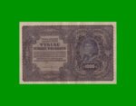 BILLETE DE POLONIA 1.000 MAREK, PICK 29 AÑO 1919, ESTADO MUY BUENO+.-