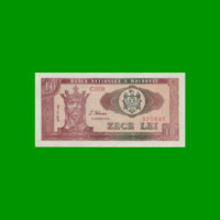 BILLETE DE MOLDAVIA 10 LEI, PICK 7, ESTADO SIN CIRCULAR.-