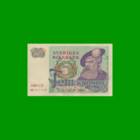 BILLETE DE SUECIA 5 KRONOR, PICK 51a, AÑO 1969 ESTADO EXCELENTE+ .-