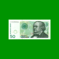 BILLETE DE NORUEGA 50 KRONER, PICK 46c, AÑO 2008 ESTADO SIN CIRCULAR.-