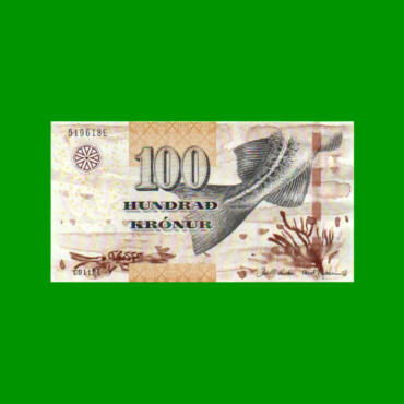 BILLETE DE ISLAS FEROE 100 KRONUR, PICK 30, AÑO 2011 ESTADO SIN CIRCULAR.-