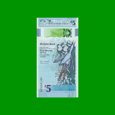 BILLETE DE IRLANDA DEL NORTE 5 LIBRAS, POLYMERO, PICK NEW AÑO 2018 ESTADO SIN CIRCULAR.-