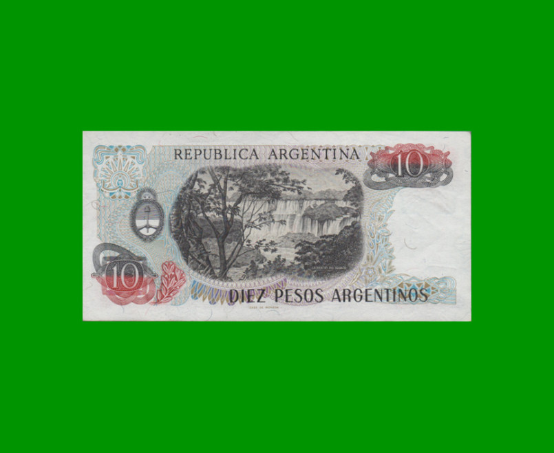 PESOS ARGENTINOS $10,00, BOT 2611, AÑO 1983, ESTADO EXCELENTE+ .- - Imagen 2