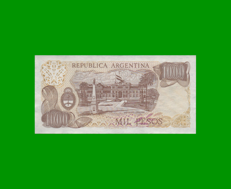 PESOS LEY 18.188 $1.000,00, BOT 2462, AÑO 1982, ESTADO EXCELENTE+ .- - Imagen 2