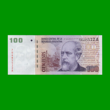 PESOS CONVERTIBLES 2do DISEÑO $100,00, BOT 3705, AÑO 2001, ESTADO EXCELENTE+.-
