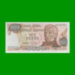 PESOS LEY 18.188 $1.000,00, BOT 2462, AÑO 1982, ESTADO SIN CIRCULAR.-