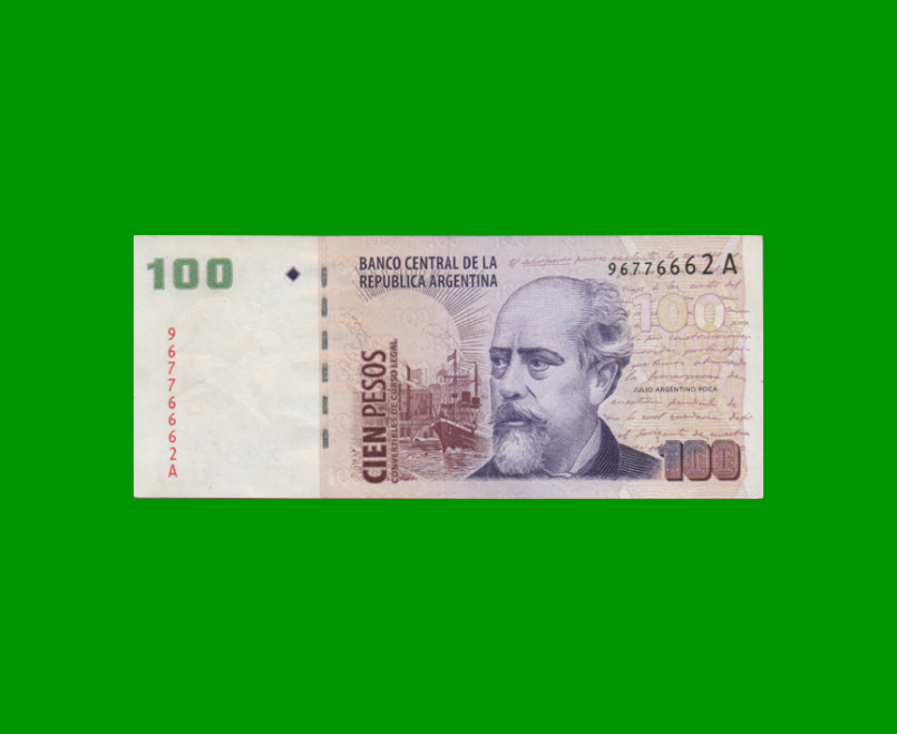 PESOS CONVERTIBLES 2do DISEÑO $100,00, BOT 3707, AÑO 2001, ESTADO EXCELENTE.-