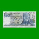 PESOS LEY 18.188 $5.000,00, BOT 2465b, AÑO 1978, ESTADO EXCELENTE+ .-
