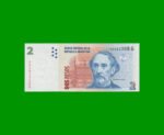 PESOS CONVERTIBLES 2do DISEÑO $2,00, BOT 3224, AÑO 2006, ESTADO SIN CIRCULAR.-