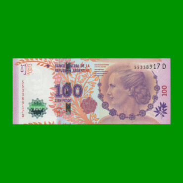 PESOS 3er DISEÑO $100,00, BOT 4303, AÑO 2013, ESTADO SIN CIRCULAR.-