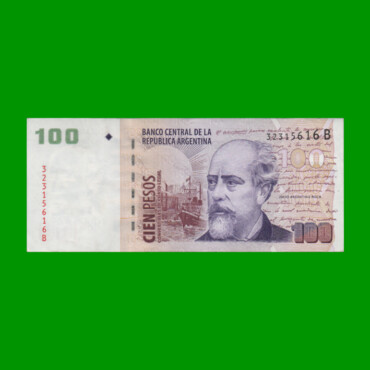 PESOS CONVERTIBLES 2do DISEÑO $100,00, BOT 3711, AÑO 2002, ESTADO EXCELENTE.-