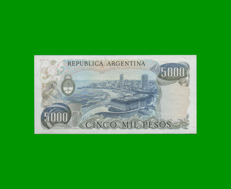 PESOS LEY 18.188 $5.000,00, BOT 2474, AÑO 1982, ESTADO EXCELENTE.- - Imagen 2